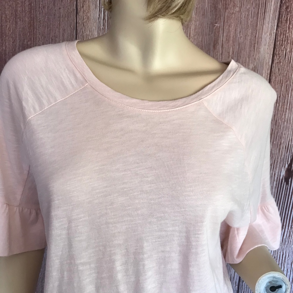 Cato Pink Top Ruffle Sleeves Small - Picture 5 of 8